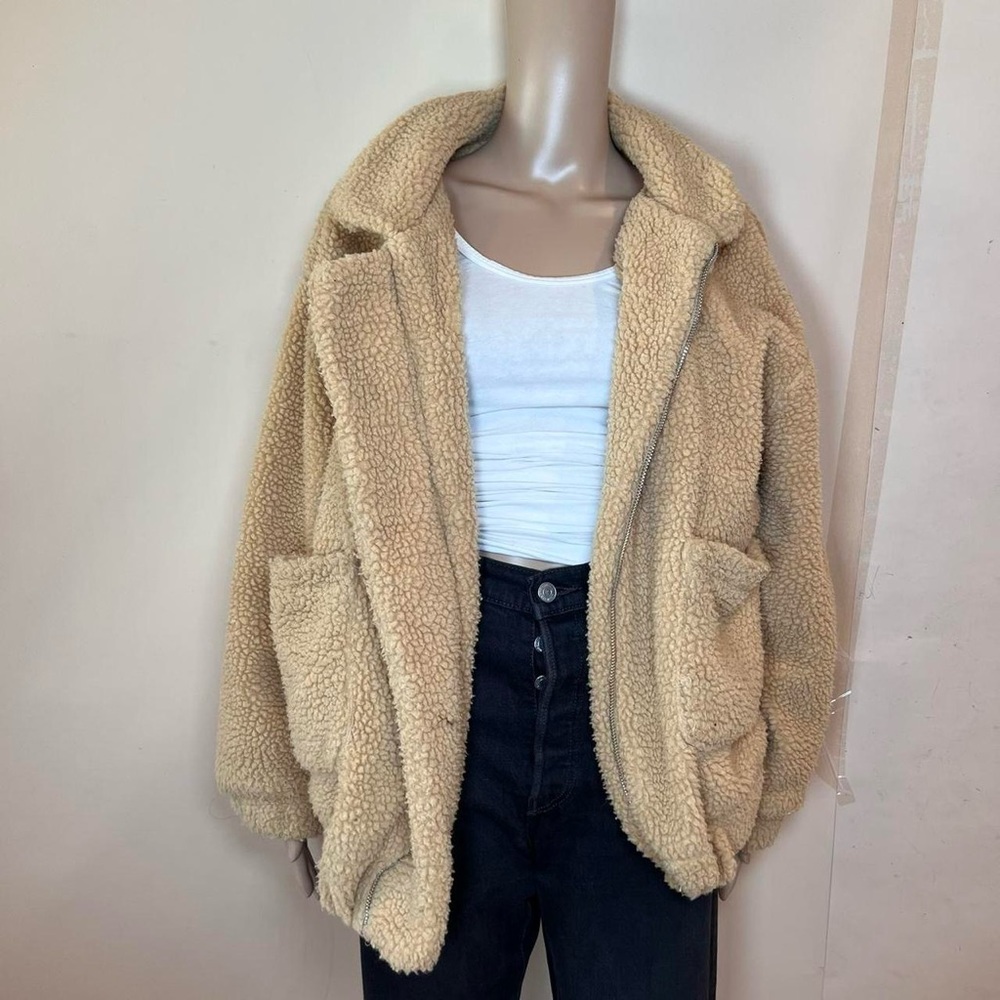 sherpa puffer jacket